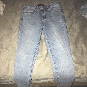 Light blue “monkey ride” original vintage jeans!